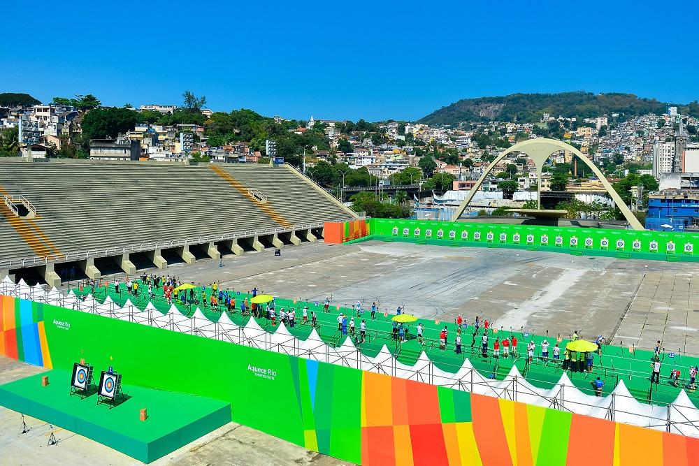 O Sambódromo irá receber os torneios olímpico e paralímpico de tiro com arco e a maratona / Foto: Buda Mendes/Getty Images